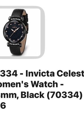Invicta Celestial Women’s Watch 34mm